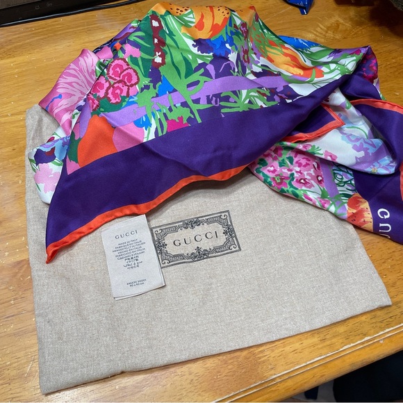 Gucci Ken Scott Floral Scarf - Picture 2 of 2